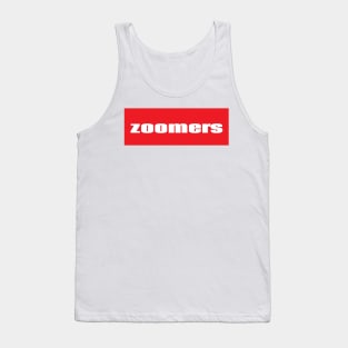 Zoomers Zoomer Words Gen Z Use Tank Top